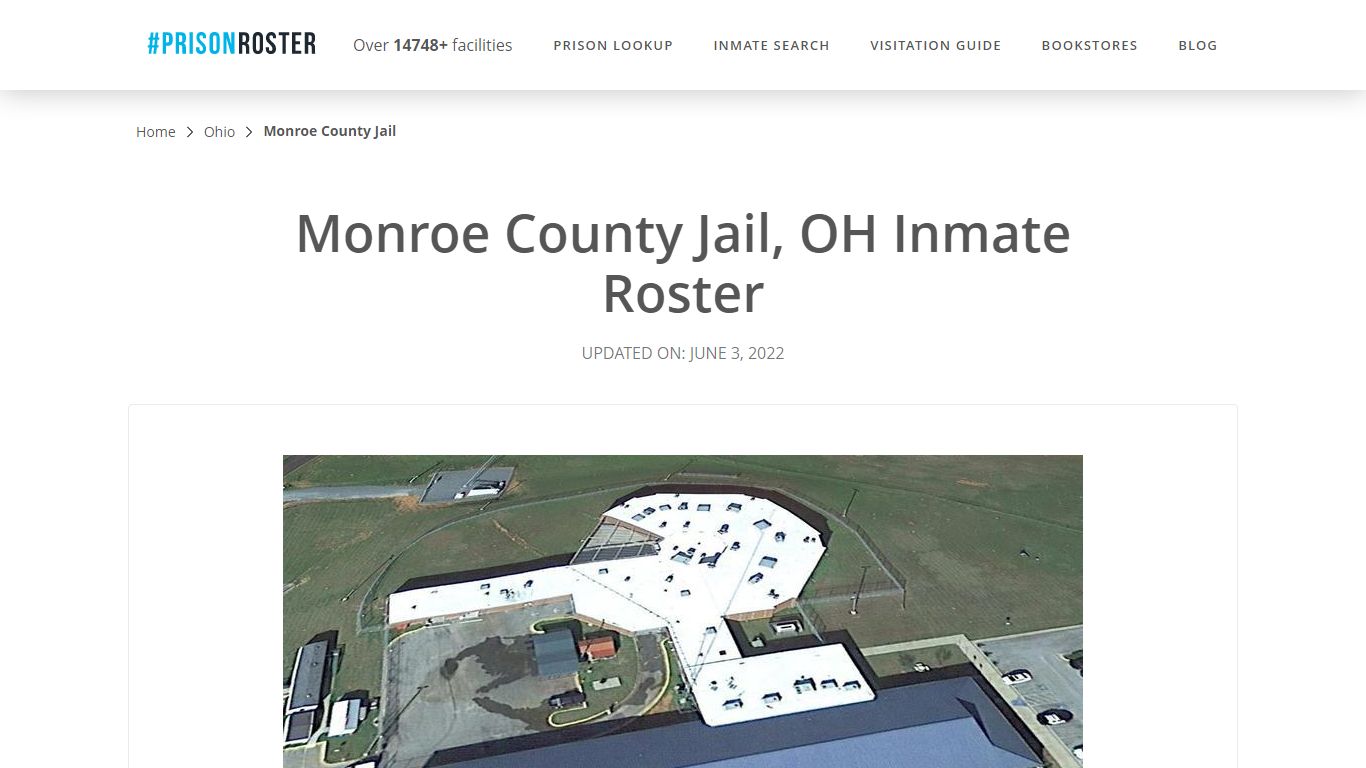 Monroe County Jail, OH Inmate Roster